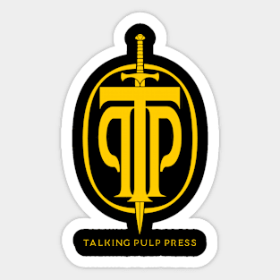 Talking Pulp Press logo - Yellow Sticker